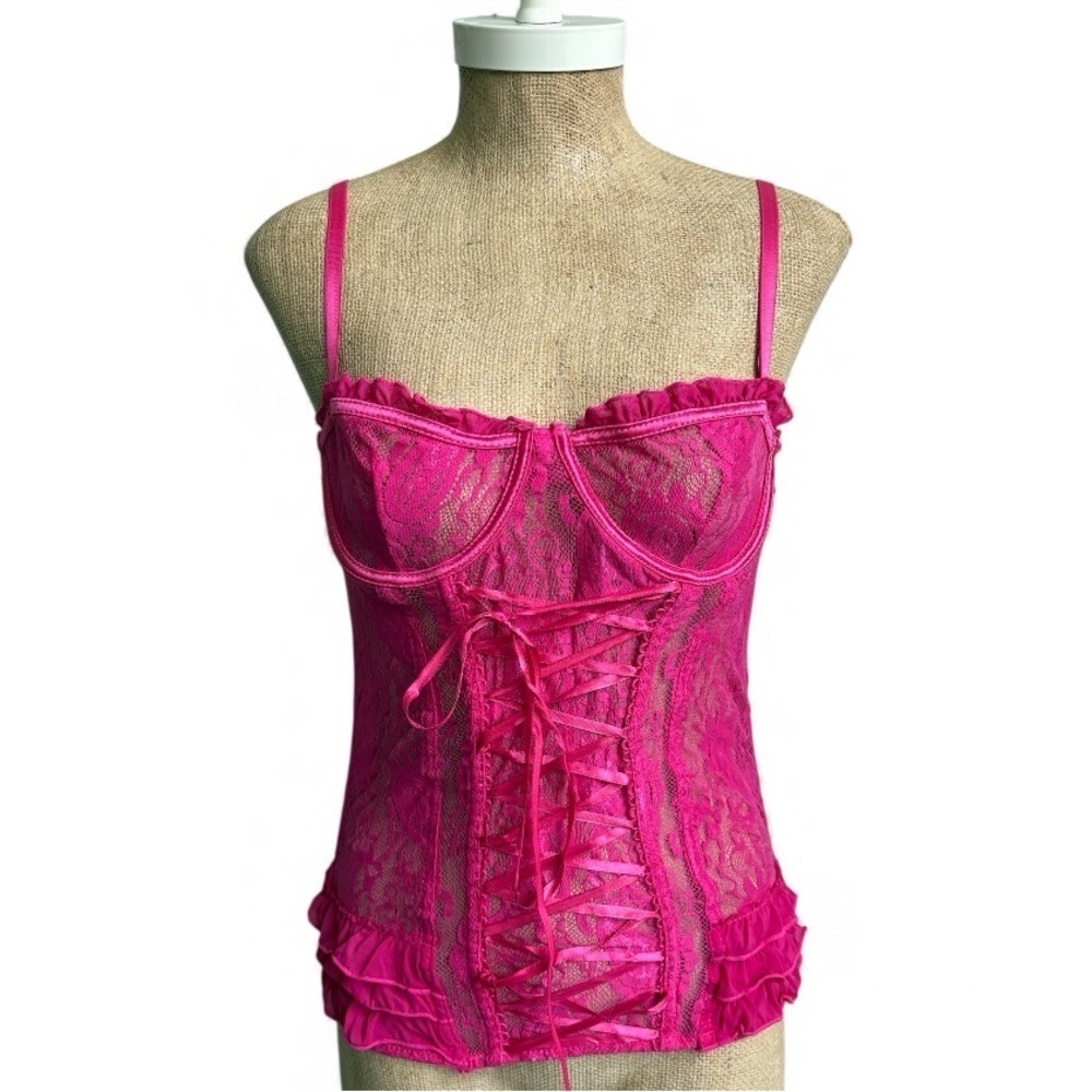 Seven 'til Midnight Pink Corset Large